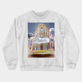 gaveto. surreal urban ps installation Crewneck Sweatshirt